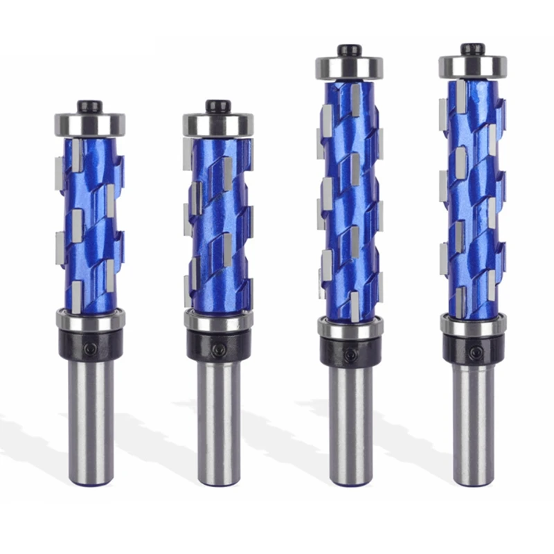 

B-Est Milling Cutter Shank Flush Trim End Mill Solid Carbide Spiral Double Bearing CNC Router Bit For Wood