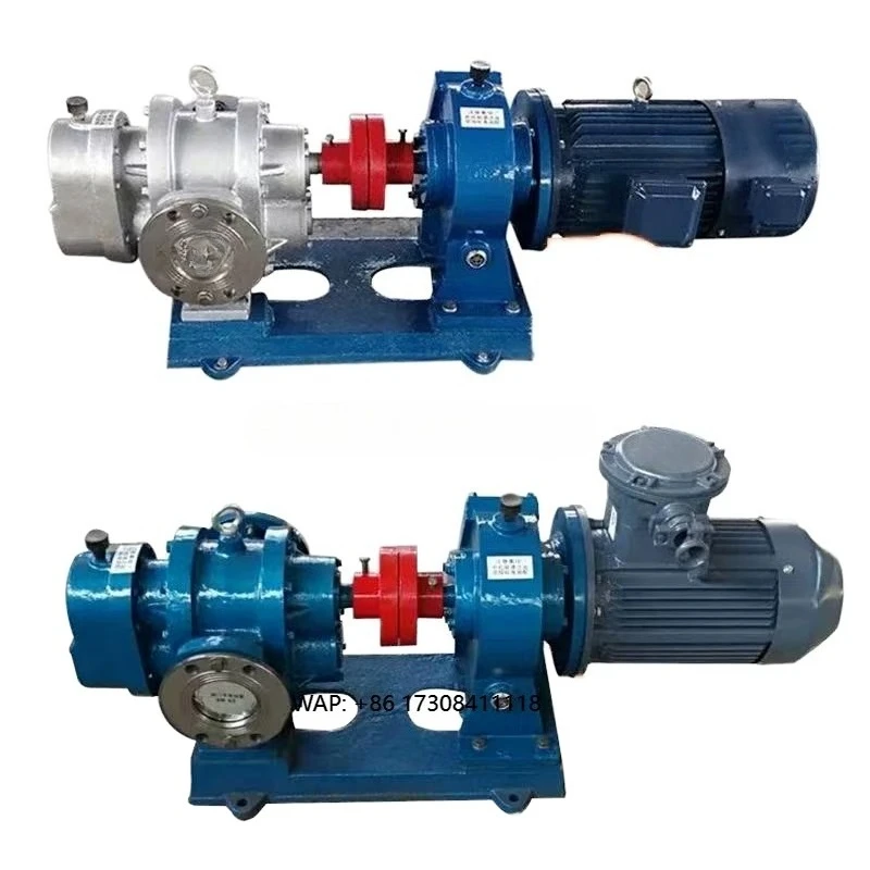 Industrial Preferred Large Flow Roots Pump for Heavy Oil Waste Engine Oil Asphalt Insulation High Viscosity Molasses