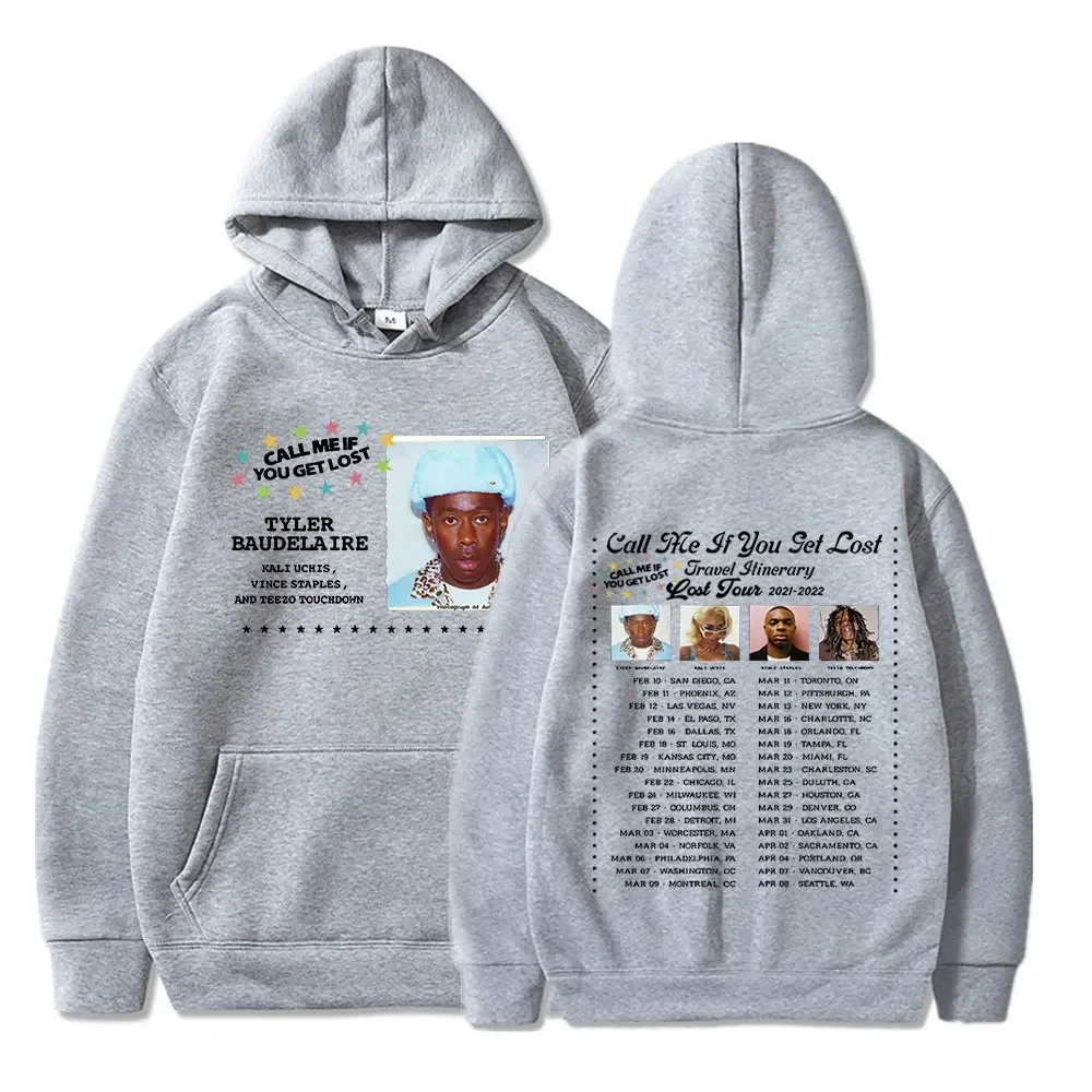 Tyler The Creator Hoodies Clothing Call Me If You Get Lost Tour Print Men Women Hoodies Trending Streetwear Hip Hop Sweatshirt