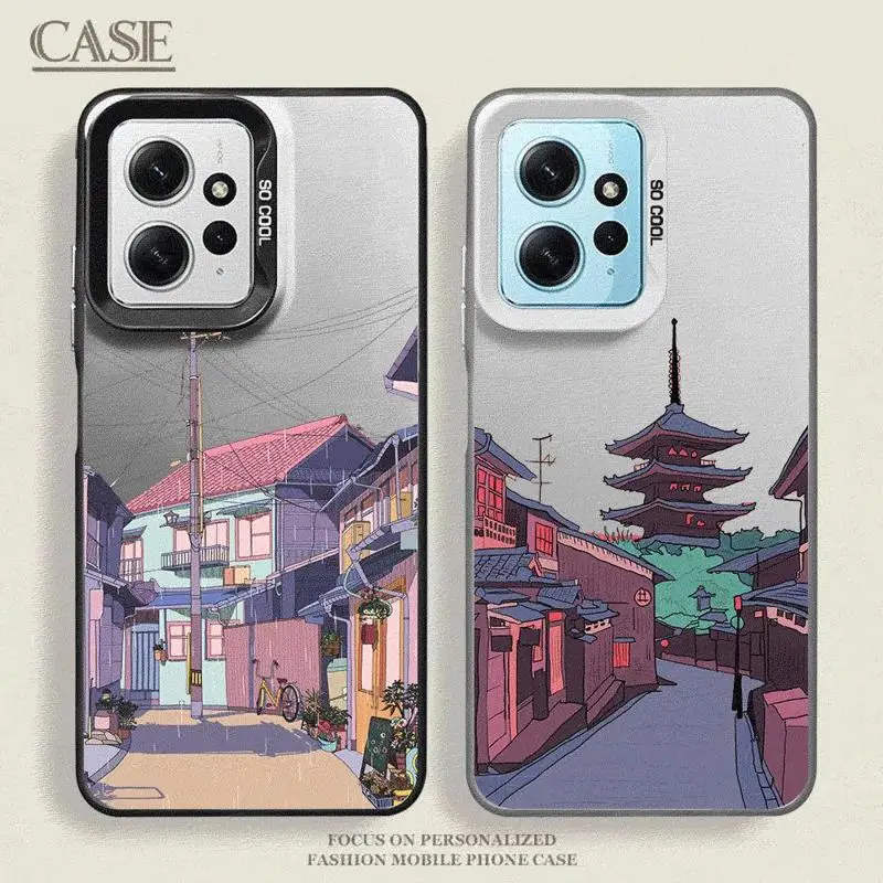 Japanese House Case For Xiaoimi Poco X3 NFC X5 5G C50 C51 F4 F3 GT 11 12T 13T Pro Funda Back Phone Cover