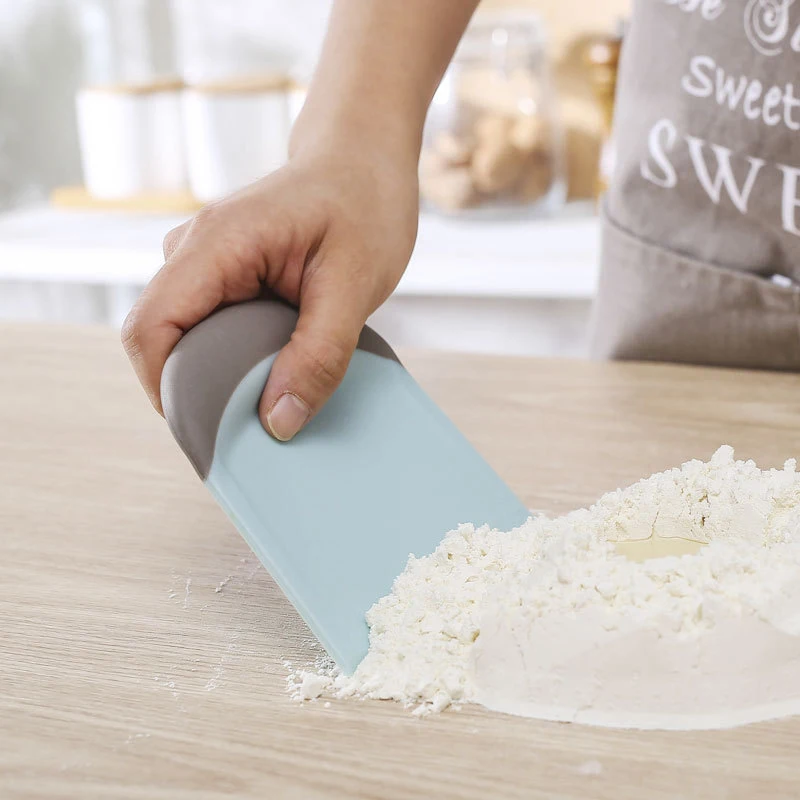 NUEVO Raspador de Masa, Raspador de Tazones, Cortador de Pan, Crema, Pastel, Pizza, Raspador de Banco, Cortador de Masa, Herramientas de Cocina para Hornear