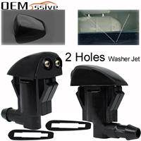 2Pcs Wiper Water Spray Nozzle Front Windshield Windscreen Washer Jet Nozzle For Jeep Grand Cherokee WK WH 2005 - 2010 55079049AA
