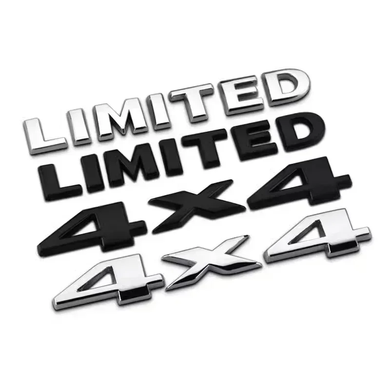 3D Metal Car Trunk Badge Stickers For Jeep 4X4 Limited Letters Emblem Logo Grand Cherokee Compass Renegade Accessories view 4