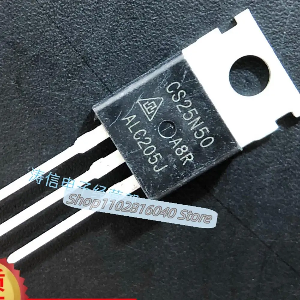 10PCS/Lot CS25N50  CS25N50A8R TO-220 25A 500V MOS Best Quality Imported Original Spot