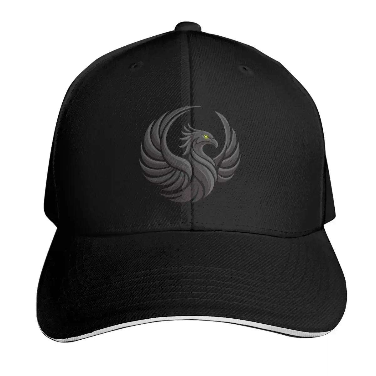 

Black Ash Phoenix Baseball Cap Funny hats tactical cap Vintage Icon Golf Wear Men Women's