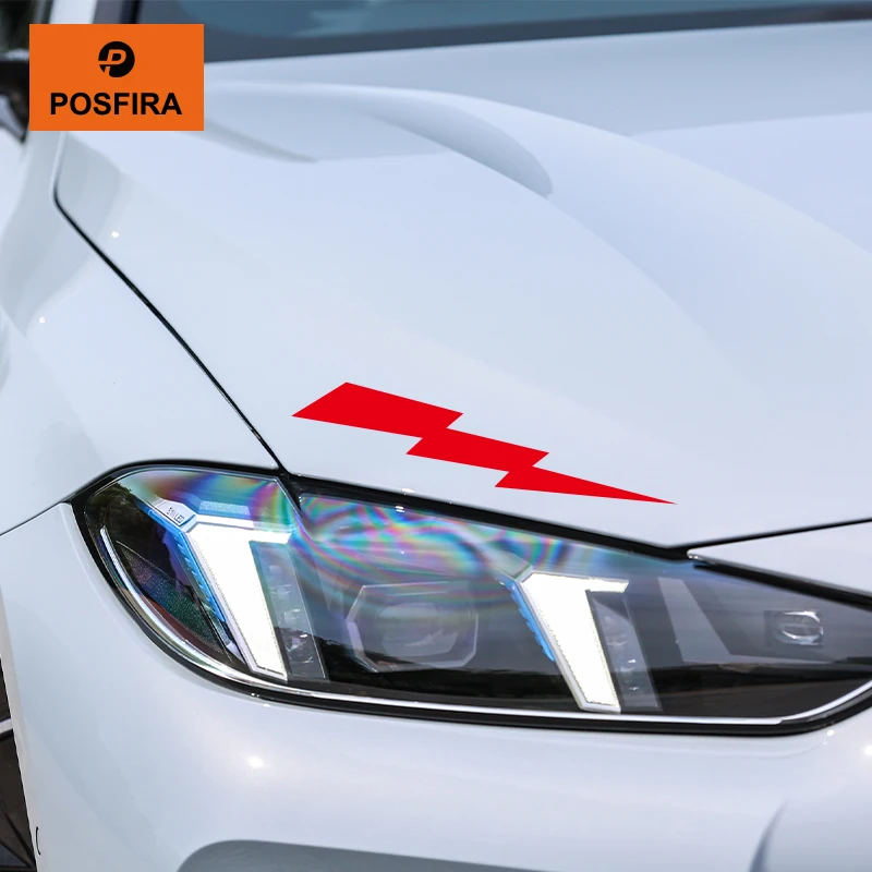 

POSFIRA Lighting Car Sticker Vinyl Decals Personalized Decoration for Auto Window Personalize Body Motorcycle Accessories