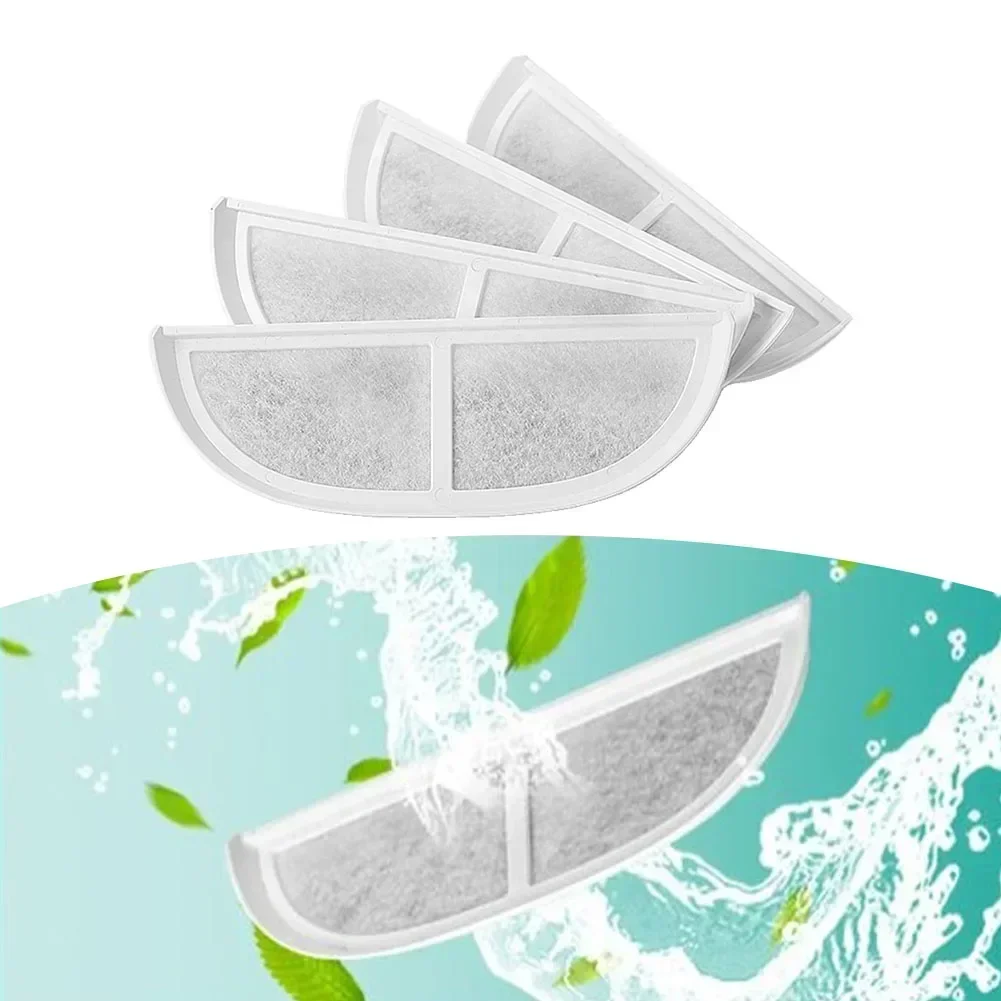 4pcs Pet Water Dispenser Filter Set Activated Carbon Filter Pet Water Fountain Replacement Filters