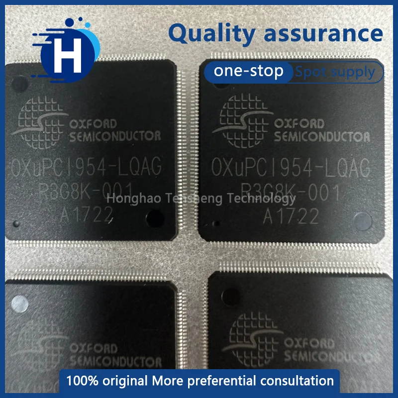 1 piece of high-quality OXUPCI954-LQAG (OXUPCI954 in QFP176 package), a general-purpose PCI bridge to four serial and parallel p