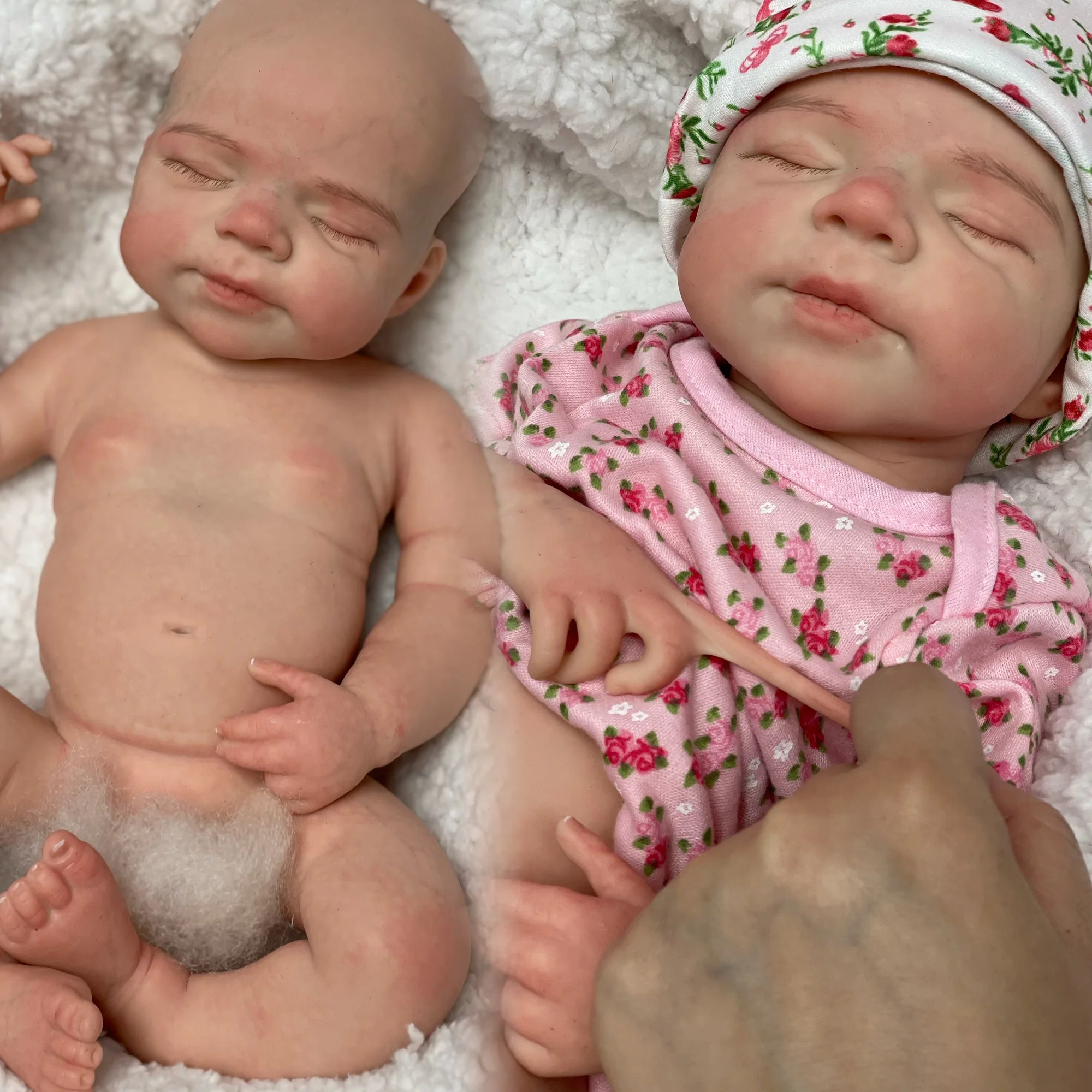 

33CM & 45CM Girl Pascale All Silicone Painted/Unpainted Full Body Soft Solid Silicone Reborn Baby Doll Reborn Corpo De Silicone