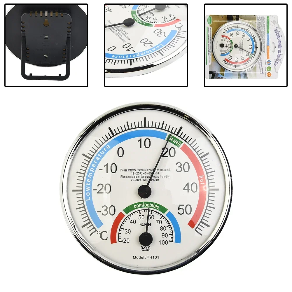 Thermometer Hygrometer Thermo Analogue Humidity Room Climate Control Inside Measurement Instruments 1pc For Garden Office