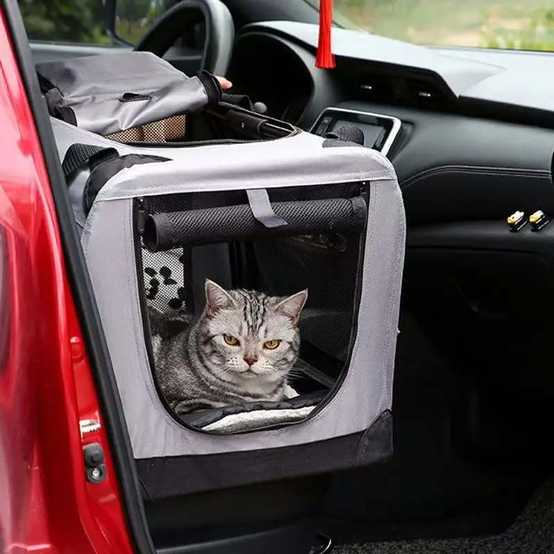 

Dog Carrier Pet Carrier Bag Pets Kennel Carrier Soft- Sided Puppy Dogs Bag Portable Foldable Airline Approved Carrier Travel