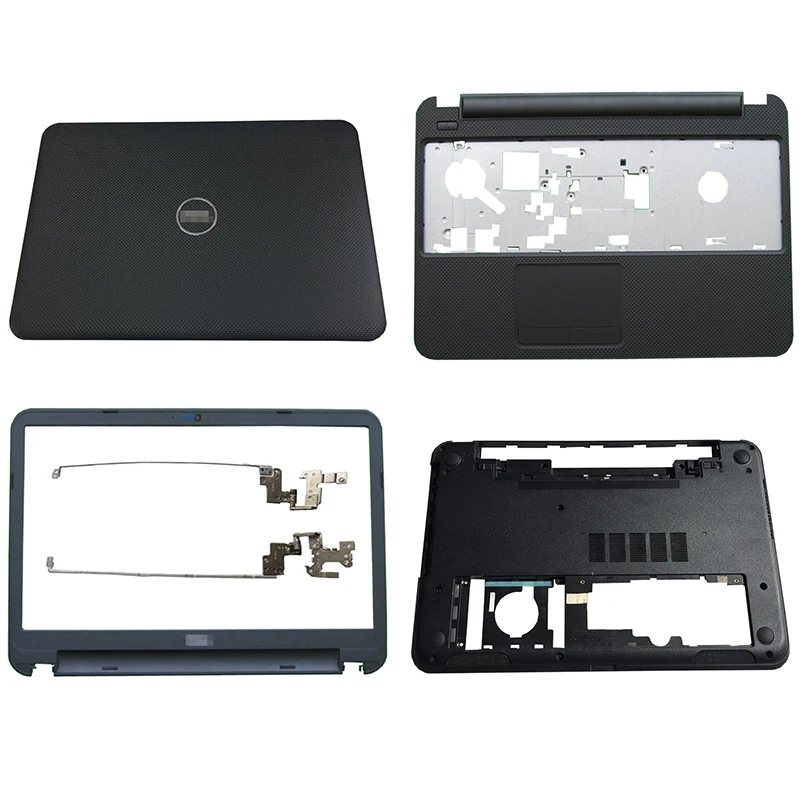 

NEW For Dell Inspiron 15R 5521 3521 5535 5537 Laptop LCD Back Cover Front Bezel Palmrest Bottom Case LCD Hinge Black 0XTFGD