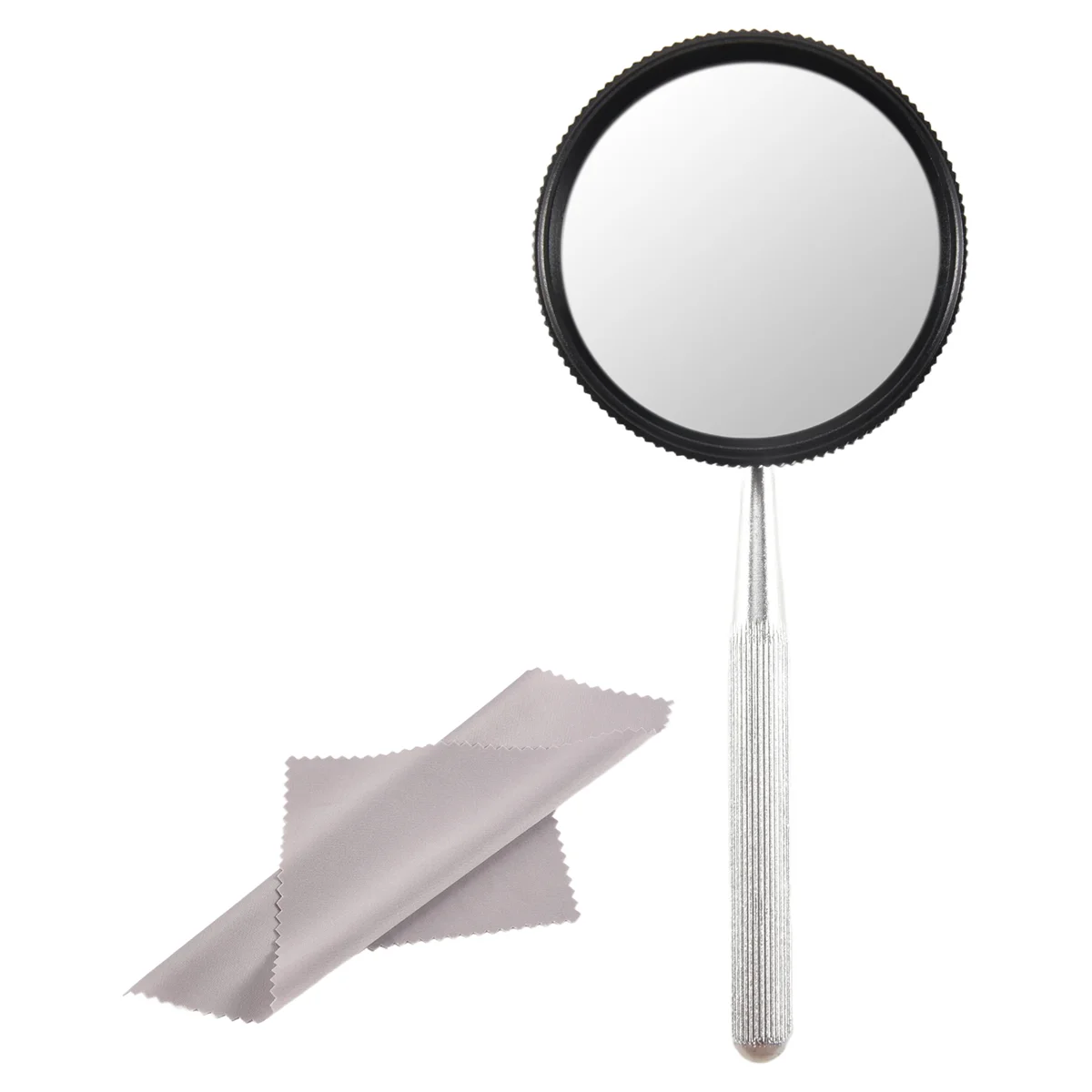 ABZV-35X Handheld Magnifier Metal High Clarity Reading Magnifying Glass Portable Loupe Jewelry Magnifier,For Seniors