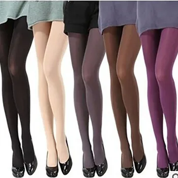 섹시한 여성용 팬티스타킹 타이트 스타킹 여성용 양말, 가을 겨울 80D 안티 후크 실크 레깅스, 마이크로 미트 벨벳 팬티 PR115