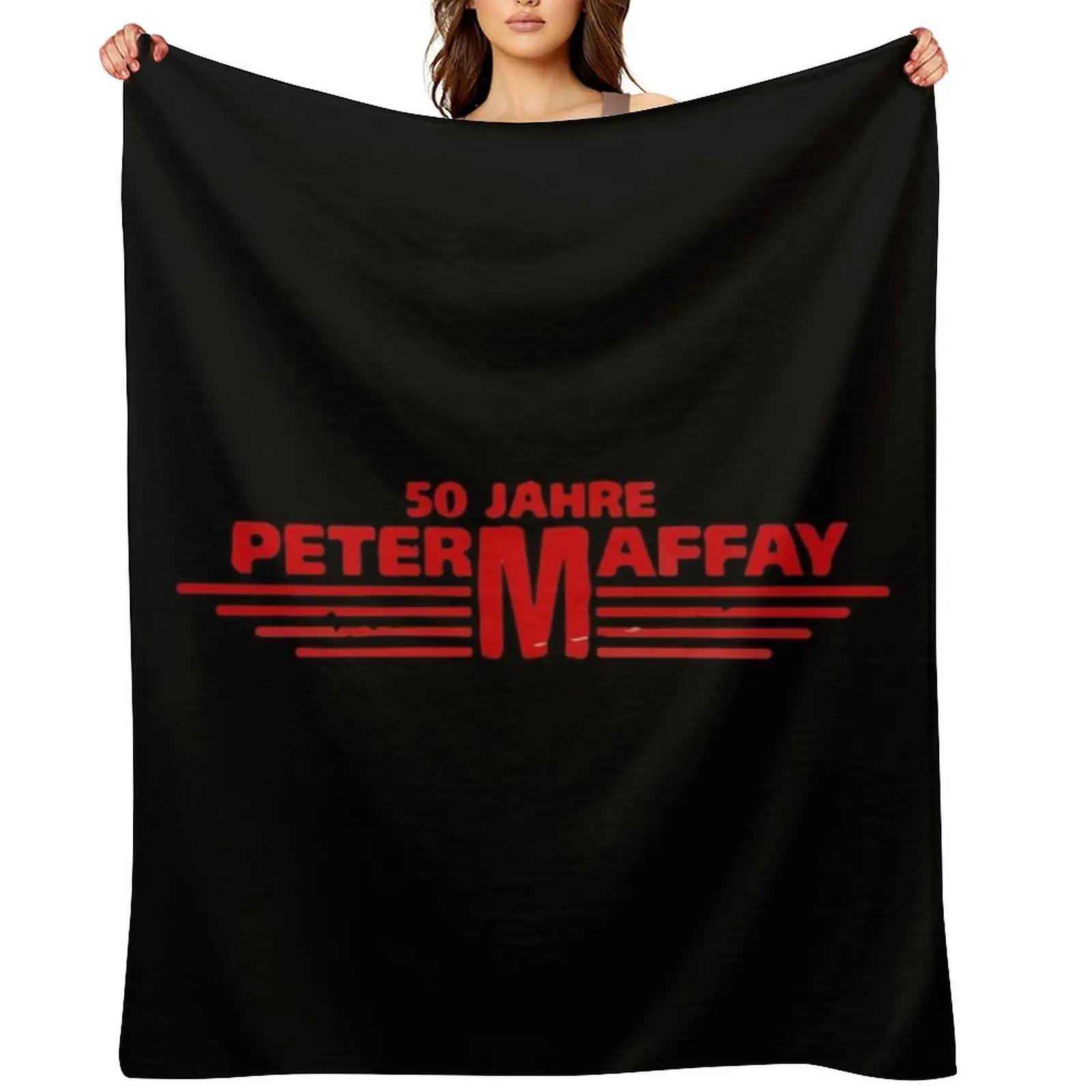

Peter Maffay Throw Blanket Nap Flannel Giant Sofa Vintage Blankets