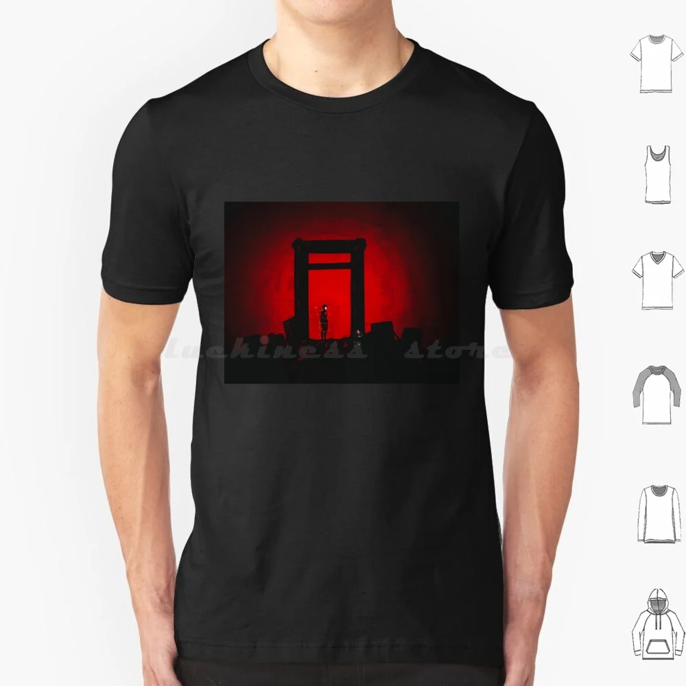 The Red Gate T Shirt Cotton Men Women DIY Print Signalis The Red Gate Video Game Game Elster Red Survival Horror Horror Indie