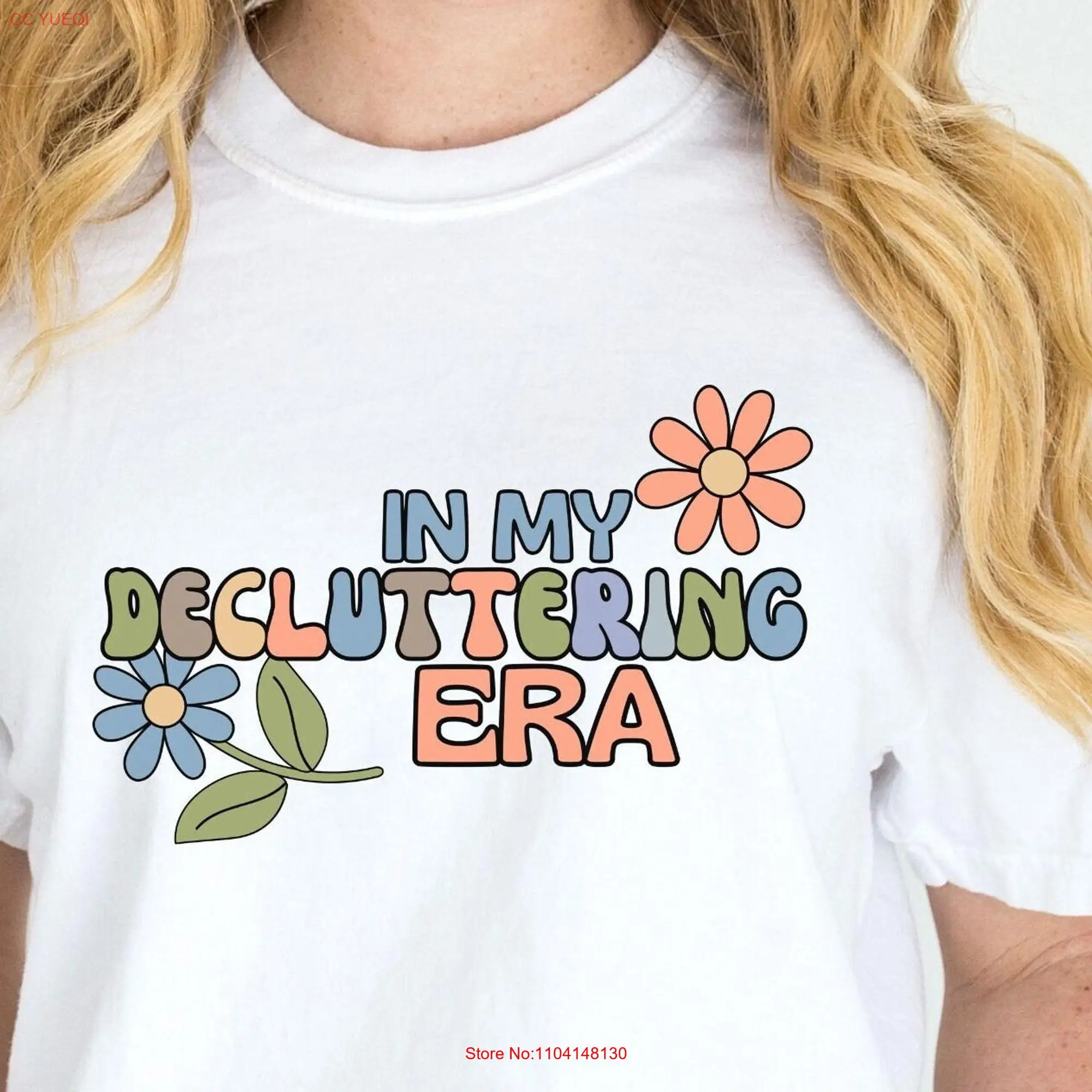 In my decluttering era shirt Minimalist life t tee Cleaning and organizing long or short sleeves