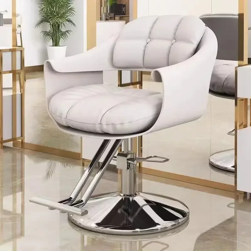 Barber  Chair Master Wheels Furniture Aesthetics and Beauty Hair Equipment Chaise Coiffure Cadeira Hairdresser LFY-010