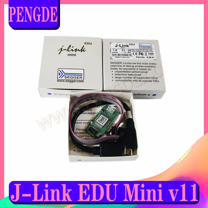 

J-Link EDU Mini v11 The Mini Educational J-Link JTAG and SWD 8.08.93 CLASSROOM PACK Debugger/Programmer