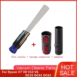 Cleaning Tool Attachment Brush Adaptor Set for Dyson V7 V8 V10 V6 DC35 DC61 DC62 Vacuum Cleaner Dust Daddy Multi-functional Tool