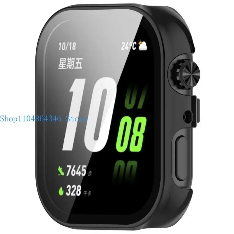 652F Watch Cover Shell Screen Protector Tempered Glass Film for  2i Scratchproof Case Smartwatch Film Dustproof Case