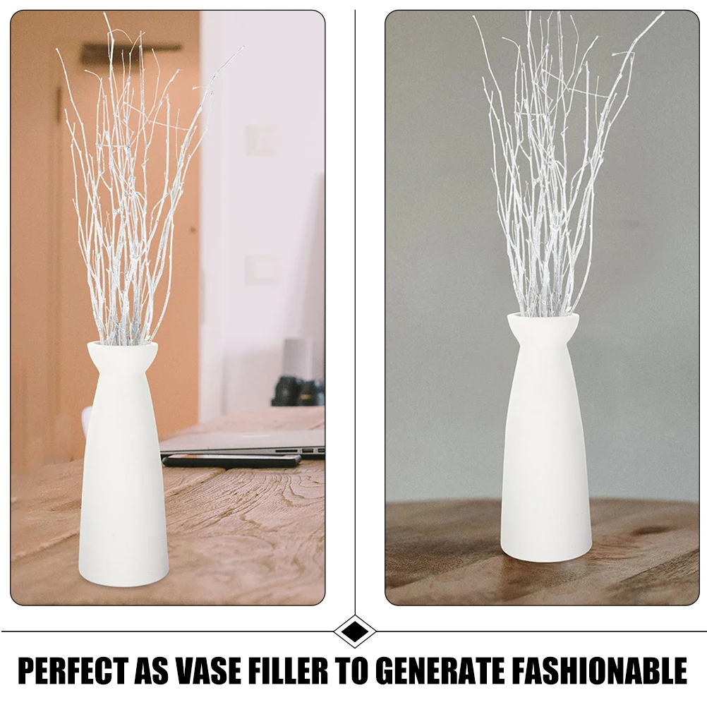 

12Pcs Natural Dried Birch Branches Sturdy Decorative Tree Twigs for Vase Filler Home Wedding DIY Table Centerpiece