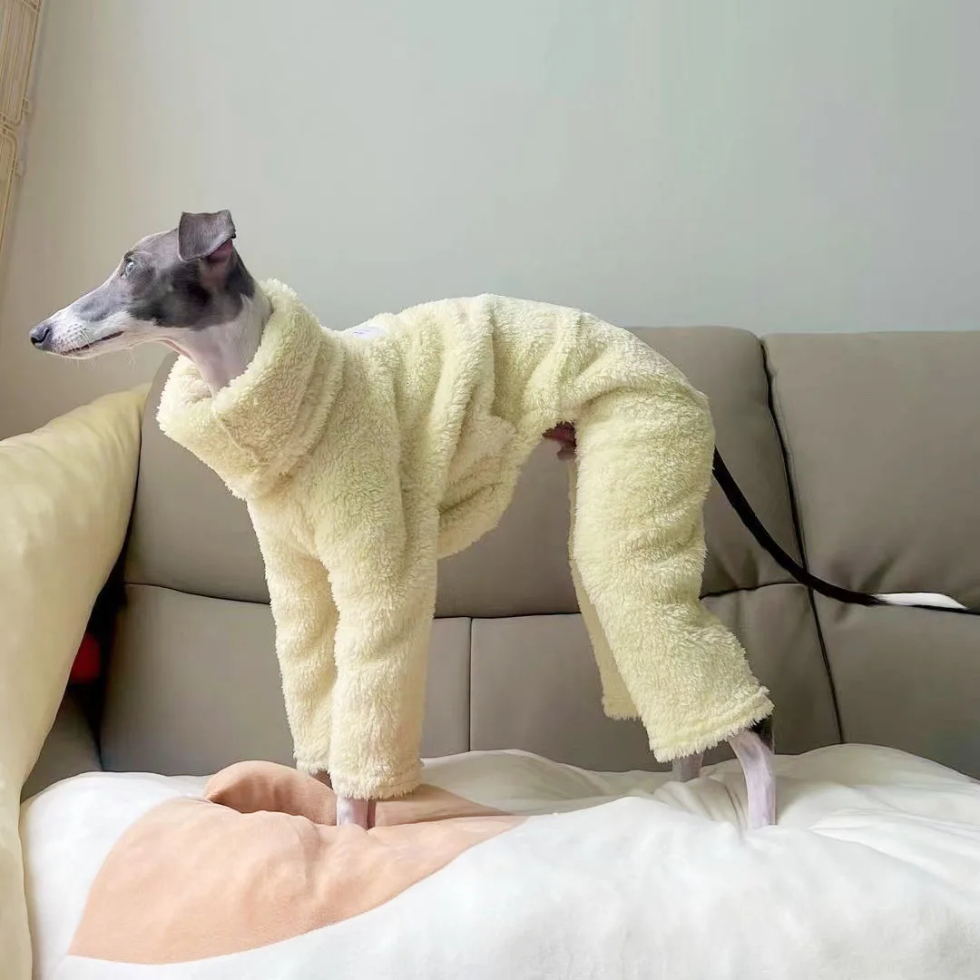 Winter Onesies For Dogs Soft Puppy Clothes High Neck Warm Italian Greyhound Clothes Whippet/Mexican Hairless/Maltese