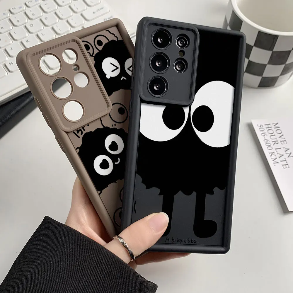 Silicone Case For Samsung S25 Ultra S24 FE S23 Plus S22 A55 A54 A53 A35 A34 A33 A25 A16 A15 A14 A13 A06 A05 A05s Cover