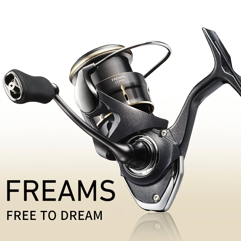 DAIWA Fishing Reel FREAMS (Light&Tough) 1000D-6000D-H Light Strong LC-ABS Metail Spool 4KG-12KG Ultraleve 175g-320g