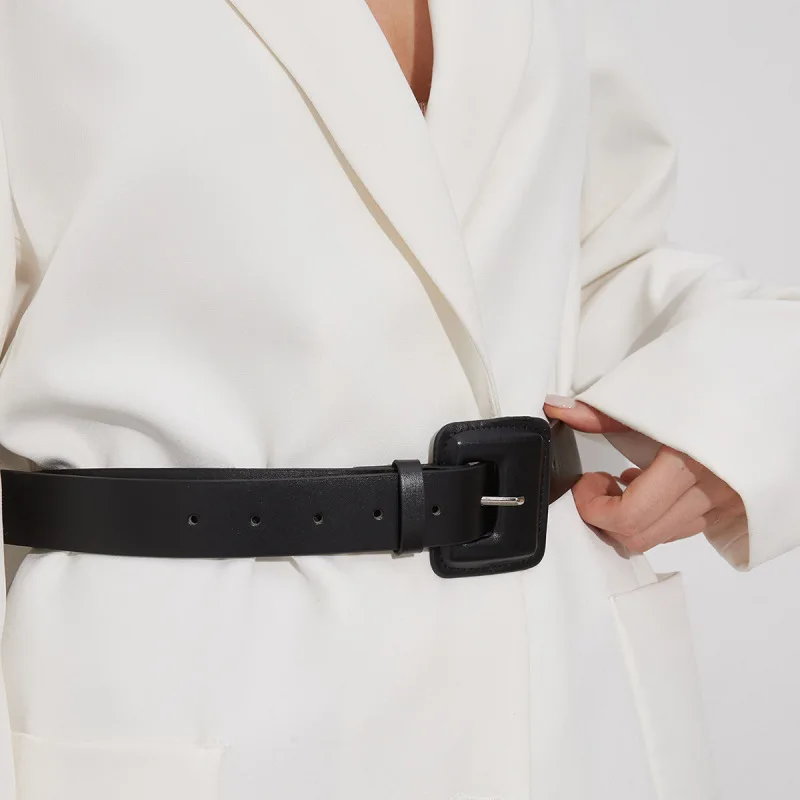 Instagram-geïnspireerd in nieuwe stijl, best verkocht op Xiaohongshu, stijlvolle damesriem met gesp en grensoverschrijdende damestailleband