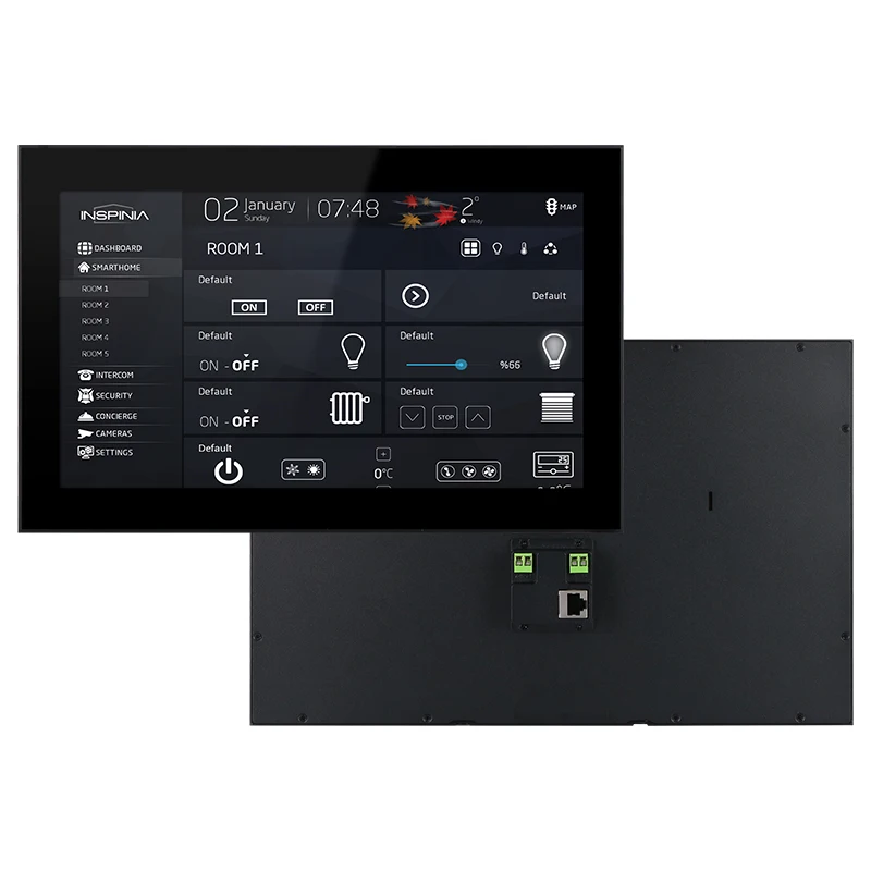 Portworld 14'' Big Display DC PoE Power Android Linux OS LCD Touch Screen Smart Home Dashboard