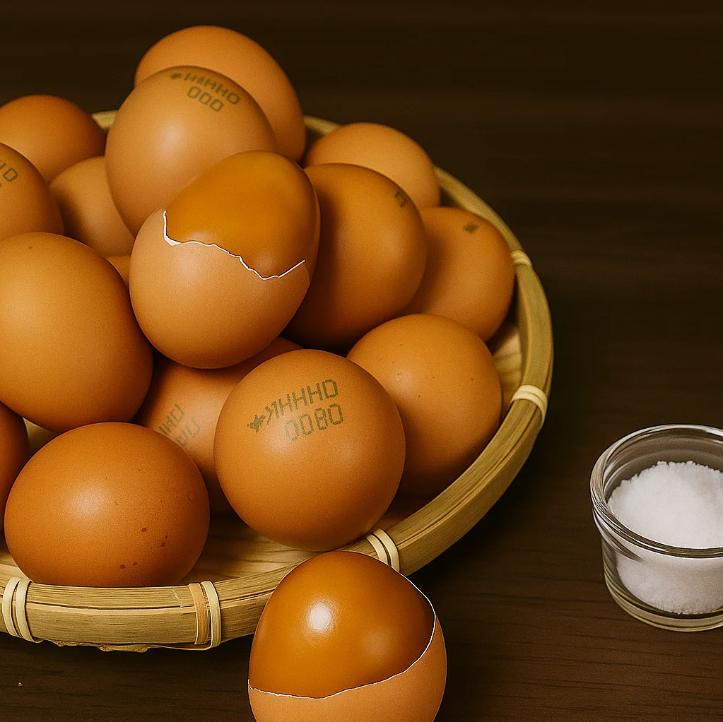 بيض طازج مخبوز، الدفعة الأولى (30 بيضة)