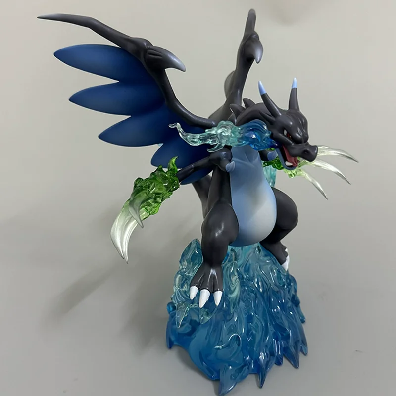 

Charizard Mega Evolution X 18 см экшн-фигурка Battle Pose аниме статуя для украшения рабочего стола Коллекционный подарок