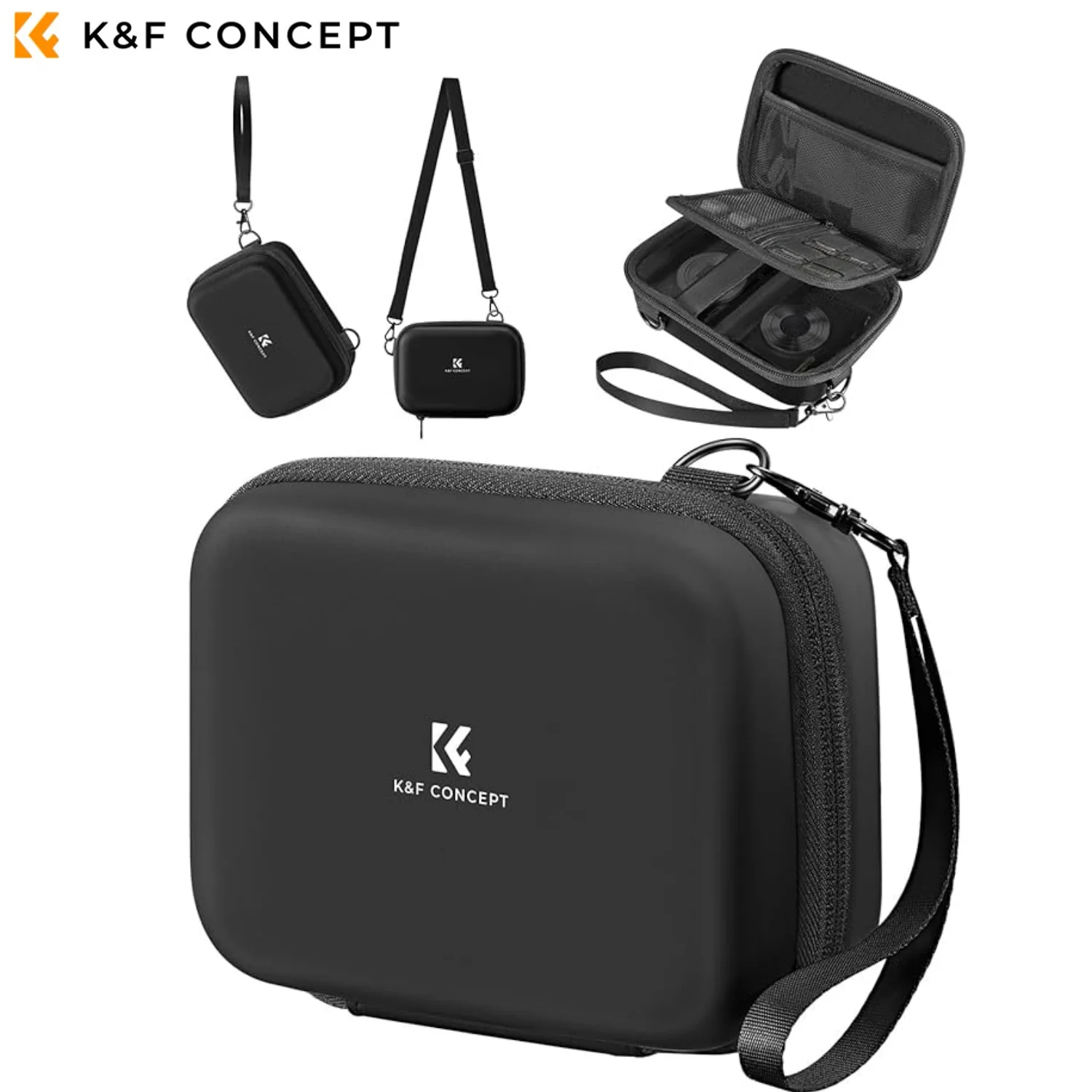 K&F Concept Digital Camera Bag Waterproof Protective Case Lightweight Small Camera Sling Bag For Kodak Pixpro/Canon Lvy Mini