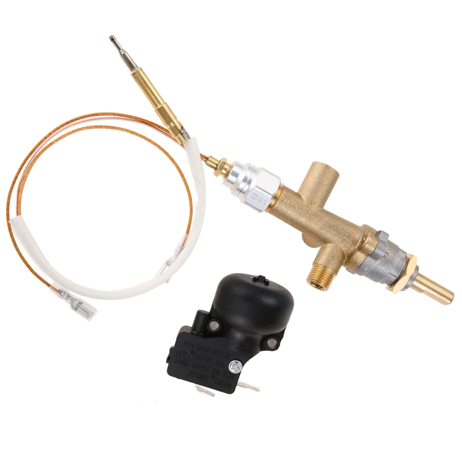 Valve Device Flame Failure Gas Heater Valve Control with Thermocouple and Lpg Knob Propane Gas Fire Pit Control Safety