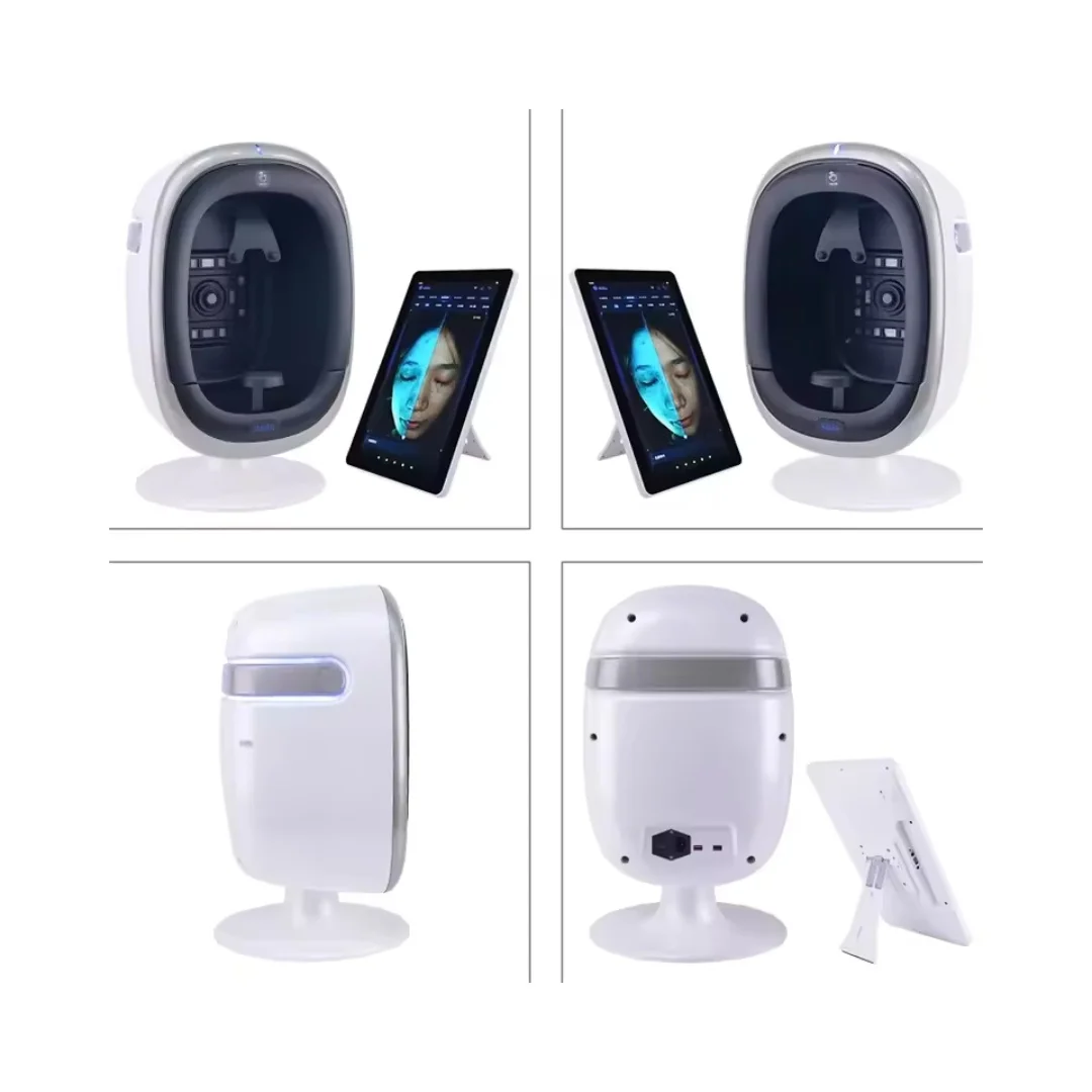 AISIA Q1 3D AI เครื่องวิเคราะห์ผิวหน้าการตรวจจับการวินิจฉัยปัญหาผิวหนัง 8 Spectrum การวิเคราะห์ระดับมืออาชีพอุปกรณ์ร้านเสริมสวย