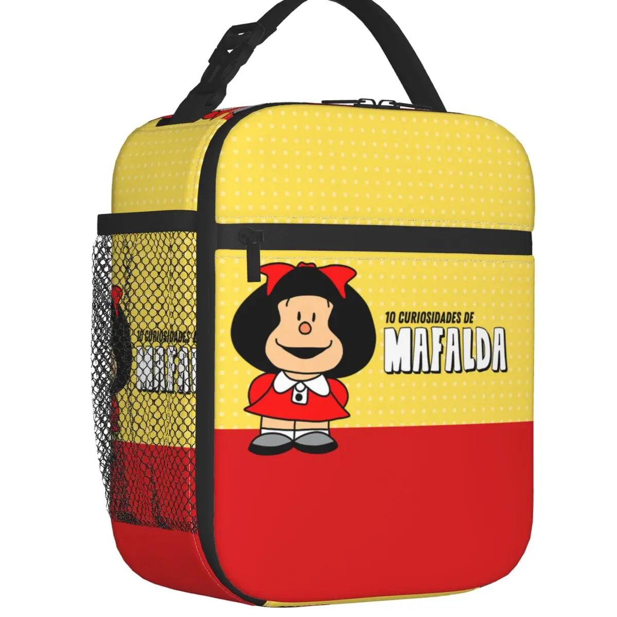 

Mafalda аниме портативные ланч-боксы женские водонепроницаемые комиксы мультфильм термохолодильник пищевая изолированная сумка для обеда дети школьники