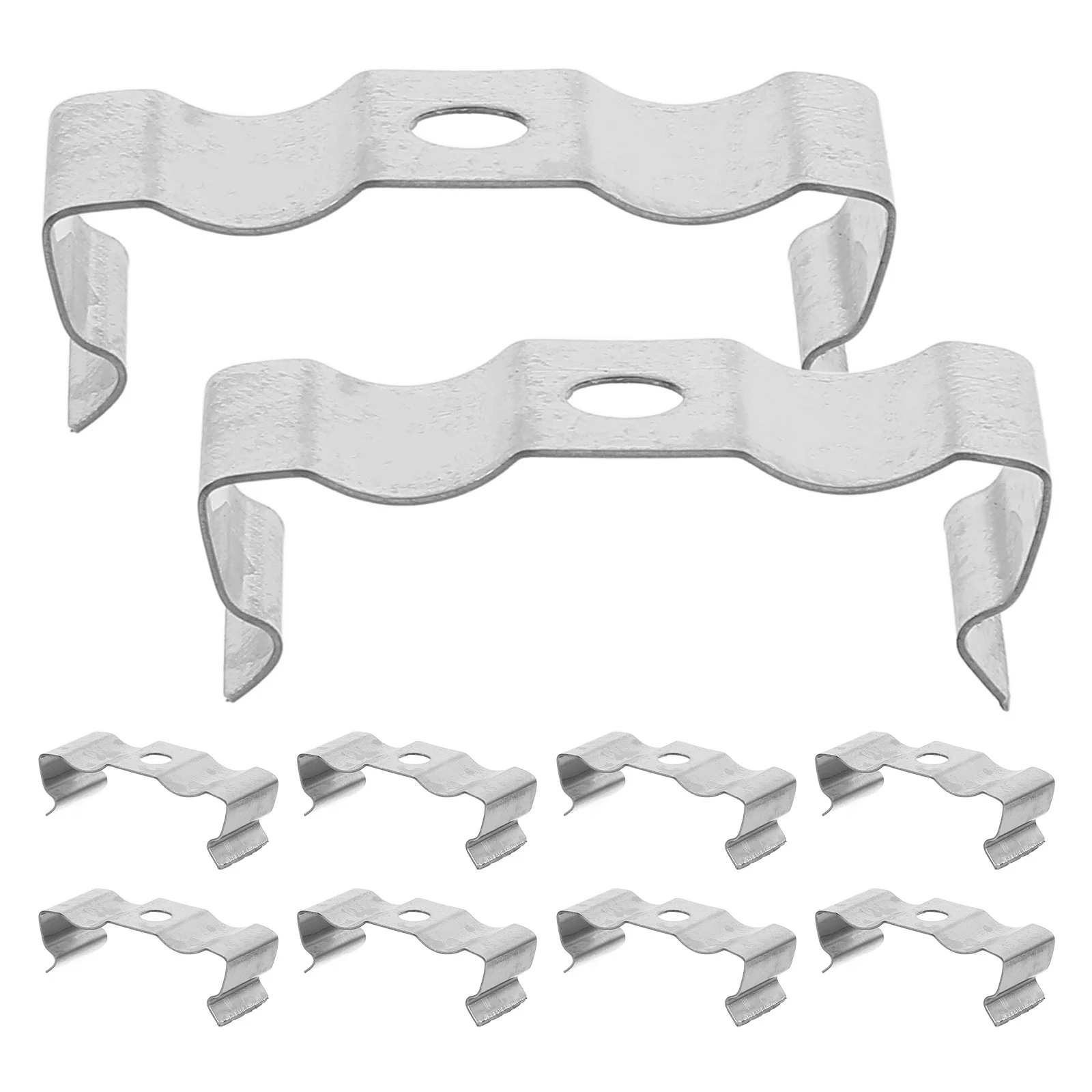 

50Pcs LED Light Tube Clamps Fluorescent Lamp Clips Socket Metal Fixing Clamp Durable Accessories for Lights