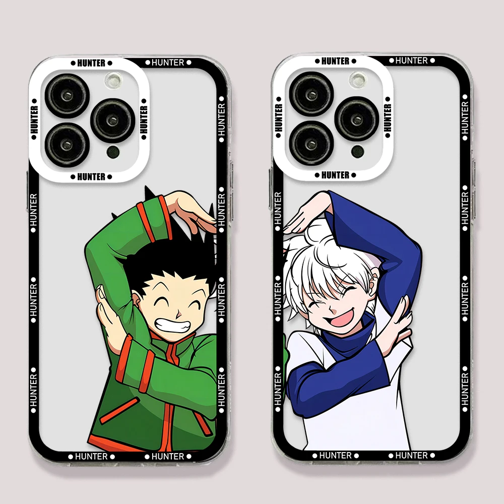 Anime Hisoka Hunter X Hunters Phone Case For Xiaomi Redmi Note 12 11 10 9 Pro 8 9C 10C 12C 13C 4G 5G Silicone Transparent Cover