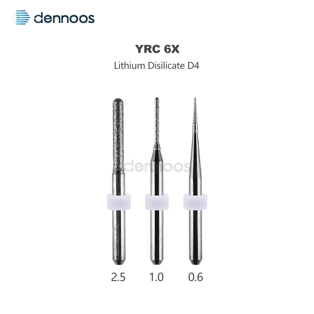 Picture 5: YRC D3 Dental Milling Burs D4 for PMMA Zirconia Dental Lab Milling Machine Grinding Material Drill Dental Tool