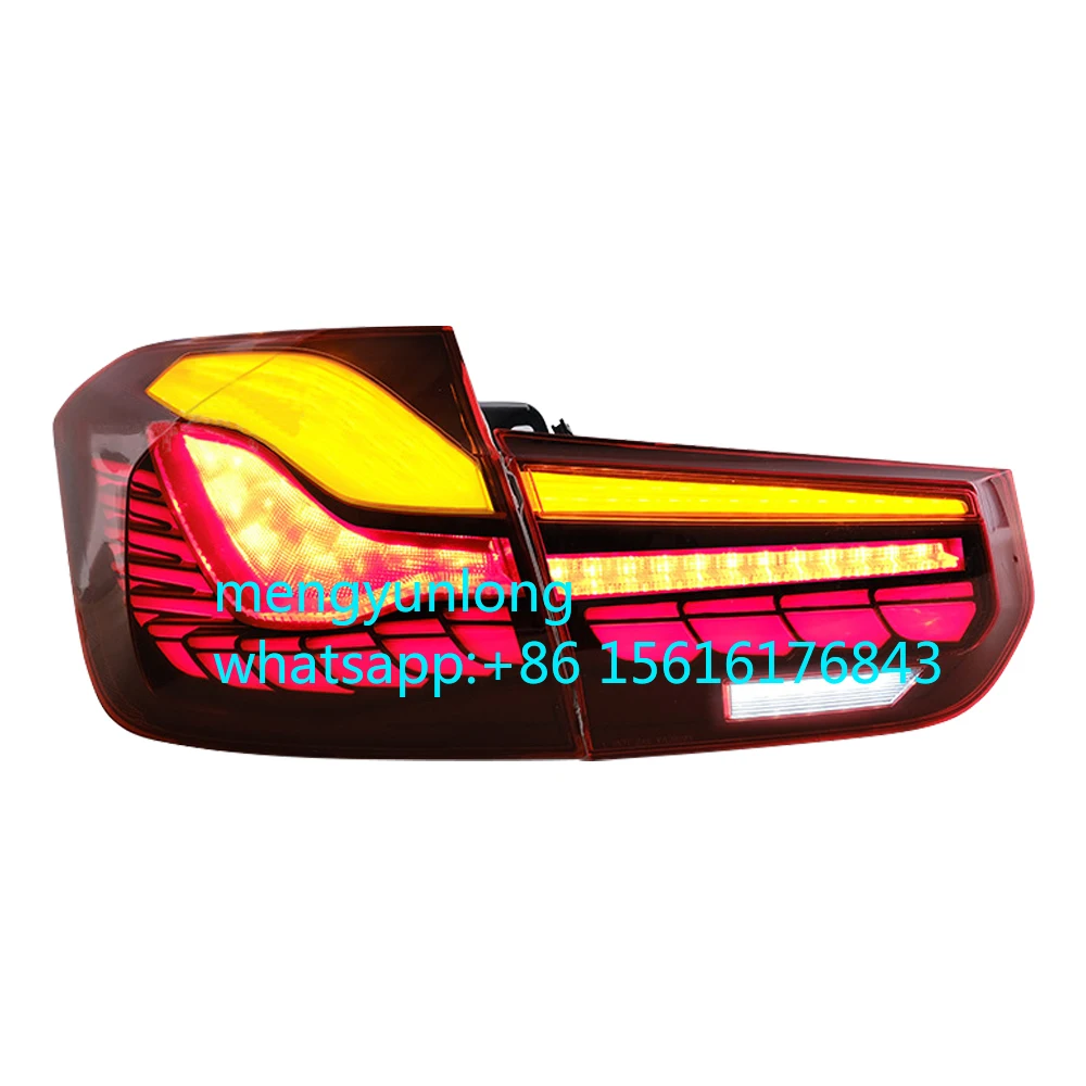 

NaviHua Car Led Tail Back Light Oled Dragon Scale Style For F30 2013-2018 Headlights Plus Smoked Tail Light