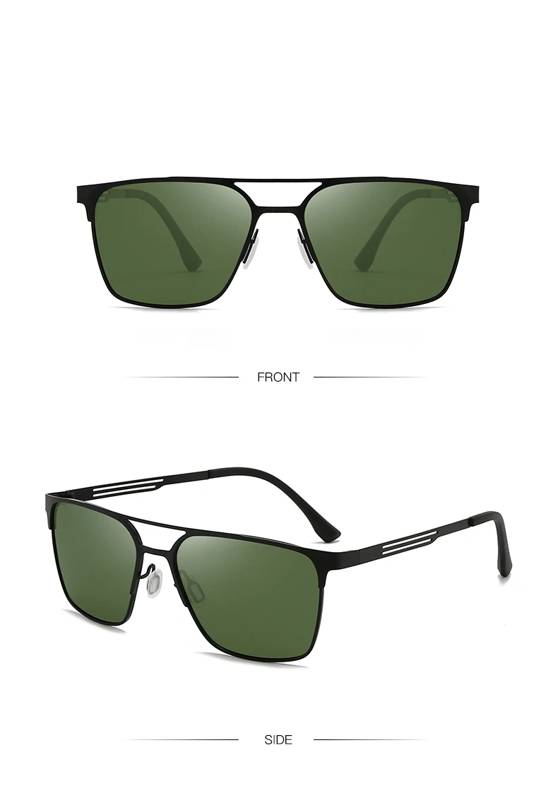Polarisierte Sonnenbrille aus Metall im neuen Stil, modische Doppelrahmen-Sonnenbrille, geeignet zum Fahren und Sonnenschutz 5149 – Detail 15