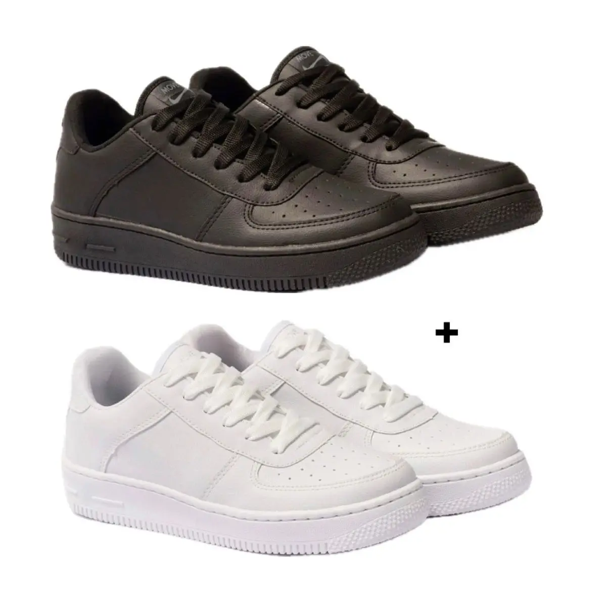 Kit 2 Force Classic Women and Men Casual Comfortable Basic Sneakers