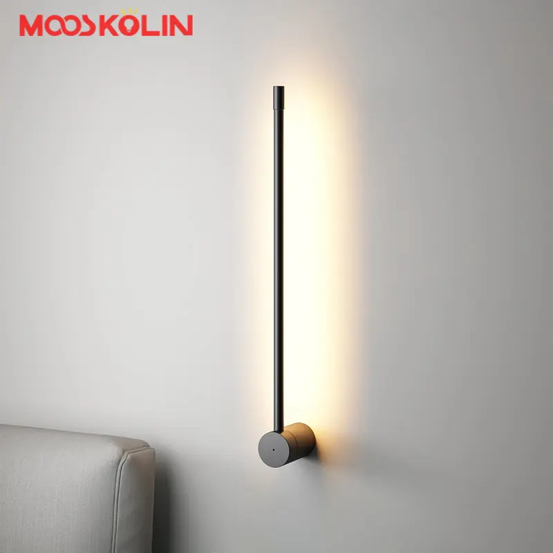 

Nordic Minimalist Long Wall Lamps Modern Led Wall light Indoor Living Room bedroom LED Bedside Lamp Home Decor Lighting Fixtures