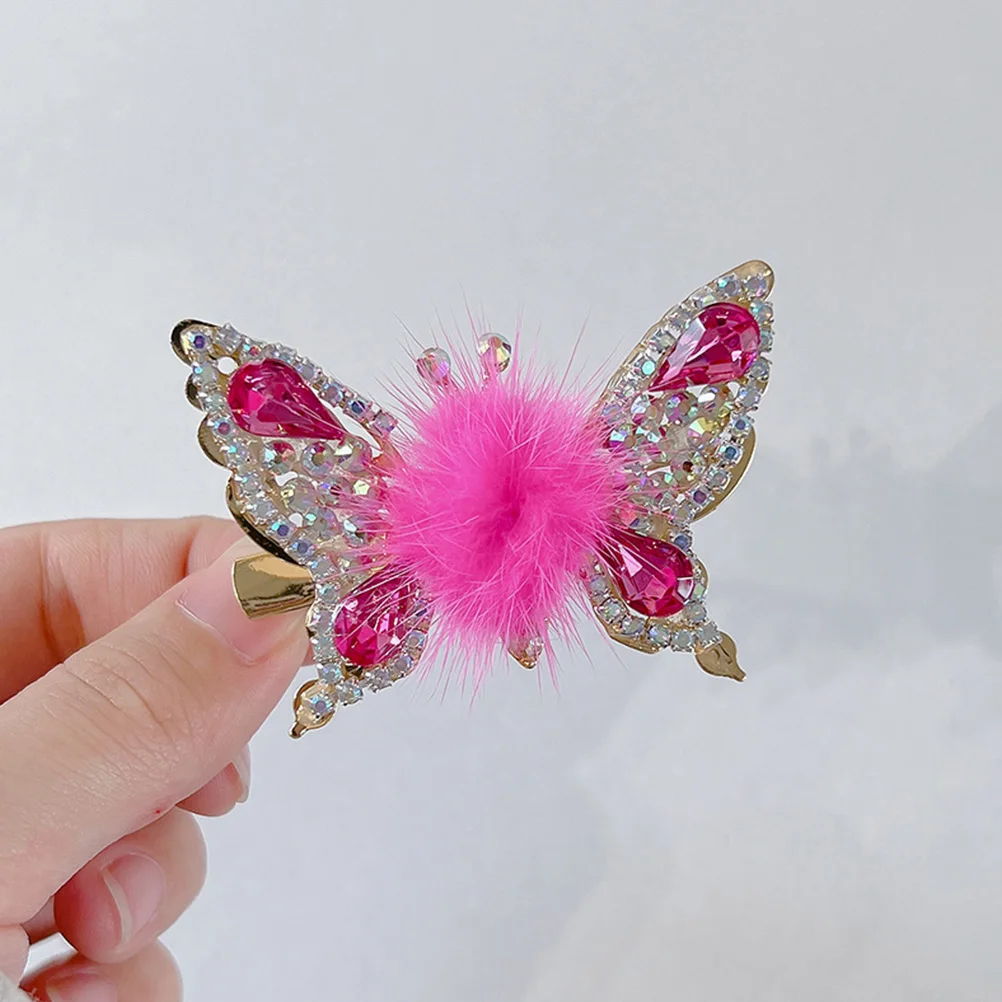 

6pcs Clips Girls Moving Wings Accessories Cosplay Birthday Hair Clips Alloy Hairpins