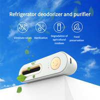 Air deodorizer for odor removal, ozone sterilization and disinfection, portable household refrigerator deodorizer and purifier