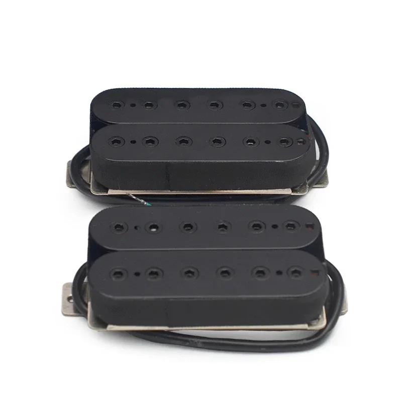 Pastilla de puente de guitarra eléctrica Vintage Alnico 5 Humbucker, doble bobina, piezas de guitarra negra, sonido cálido