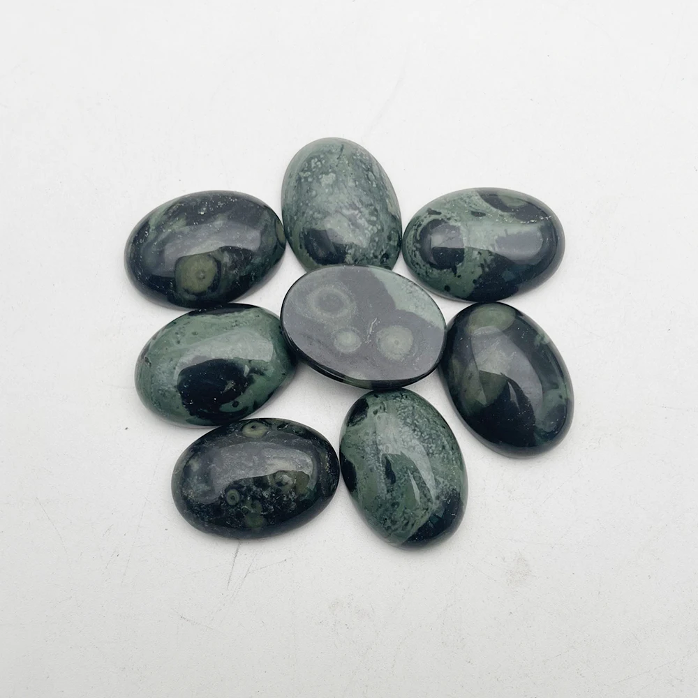 fashion 12Pc kambaba jasper natural stone cab cabochon charm 25x18mm beads for jewelry fashion Ring accessories no hole