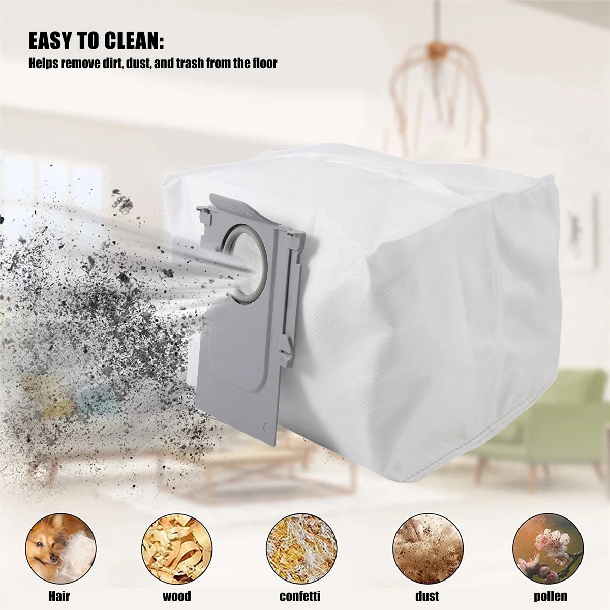 Sac à Poussière pour Xiaomi Roborock S7 MaxV Ultra, Accessoires, Ordures, Pièces de Robot, Q7 MAX Q5 + T8