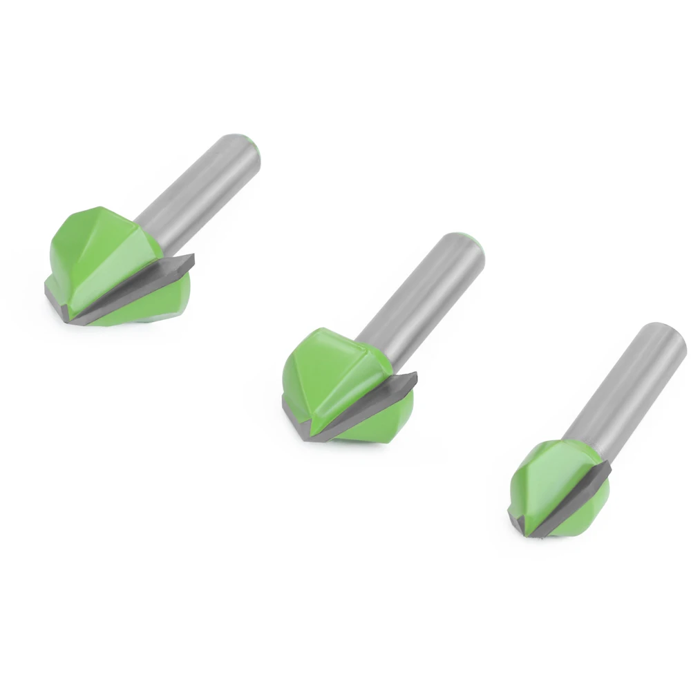 Imagem -04 - Lavie-v tipo Slotting Cortador Bit Cnc Gravura Sólido Router Carbide Fresa 90 Graus mm Haste C0802406gn 1pc